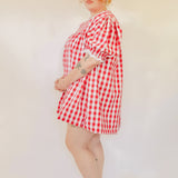 The Carolyn Gingham Mini-Dress
