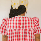 The Carolyn Gingham Mini-Dress