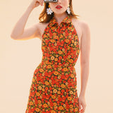 Cecilia Mini-Dress in Marigold