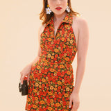 Cecilia Mini-Dress in Marigold