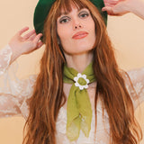 Brigitte Beret in Evergreen