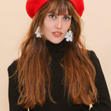 Brigitte Beret in Cherry Red