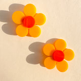 Marigold Hair Clip in Orange