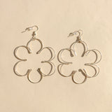 Silver Daisy Earrings