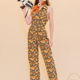 Cecilia Jumpsuit in Mushroom