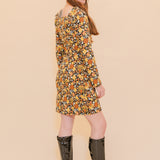 Carla Mini-Dress in Mushroom