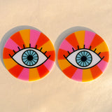 Rainbow Eye Coasters
