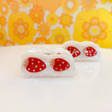 Strawberries Pearlescent Hair Claw