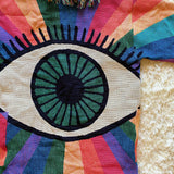 Rainbow Eye Blanket Robe Coat